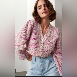 Loveshackfancy Avignon Cardigan, Size Small, NWT